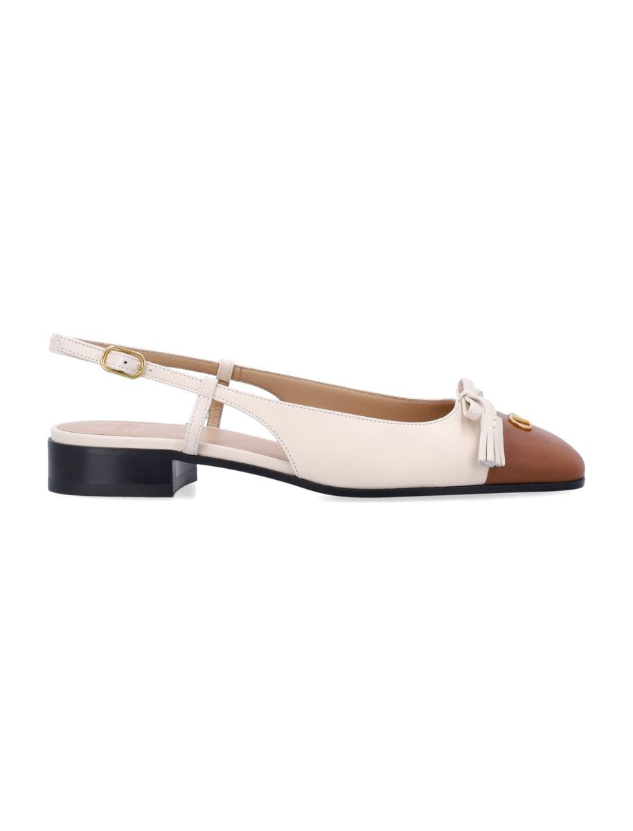 Valentino Garavani Valet Du Roi Slingback-Ballerina