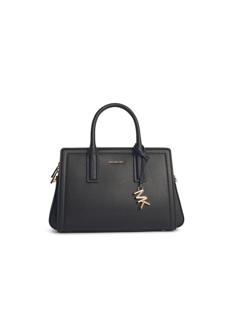 Michael Kors – Kleine schwarze Ledertasche „Laila“