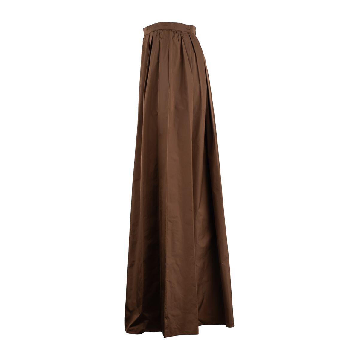 Max Mara – Langer Rock aus Seidentaft