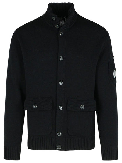 CP Company „Lens“ schwarze Baumwolljacke