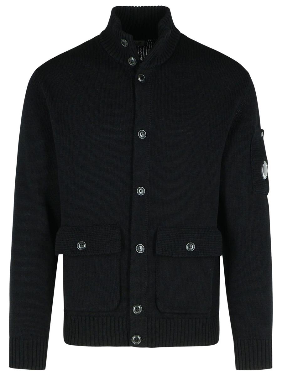 CP Company „Lens“ schwarze Baumwolljacke