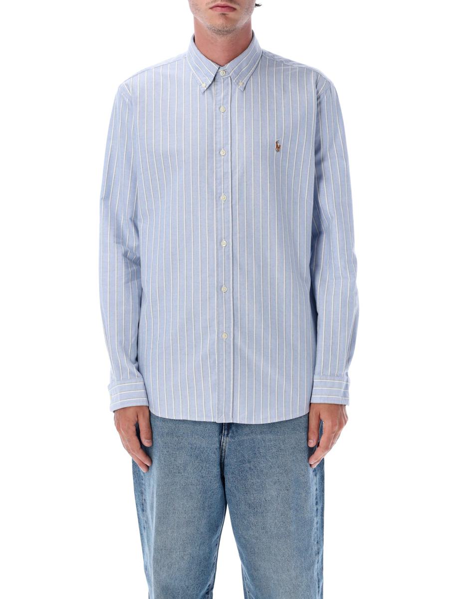Polo Ralph Lauren – Oxford-Hemd mit Streifen in individueller Passform