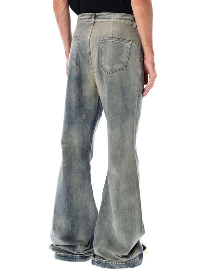 Rick Owens Drkshdw Mineral Pearl Bolan Bootcut-Jeans