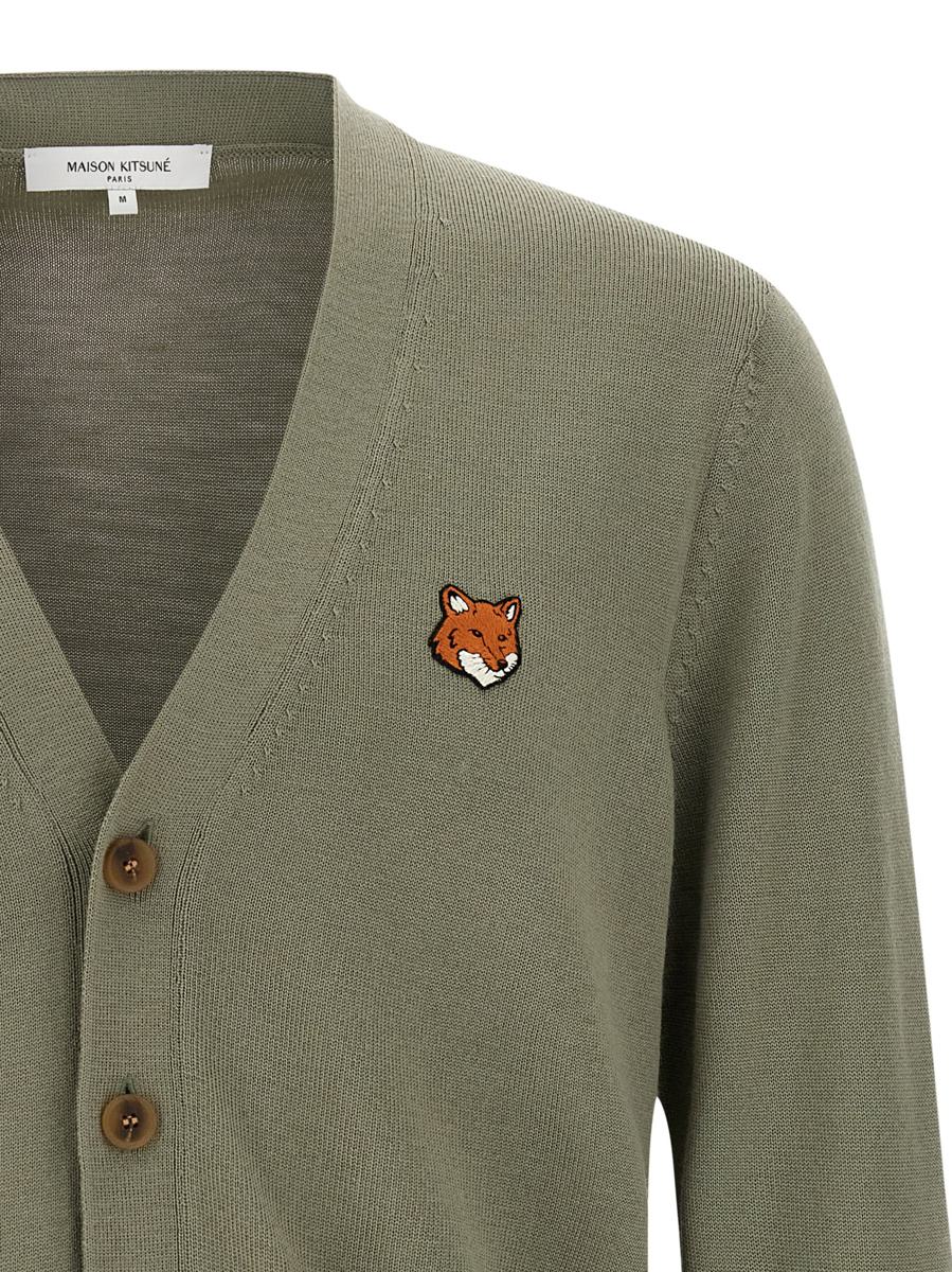 Strickjacke „Fox Wead“ von Maison Kitsuné