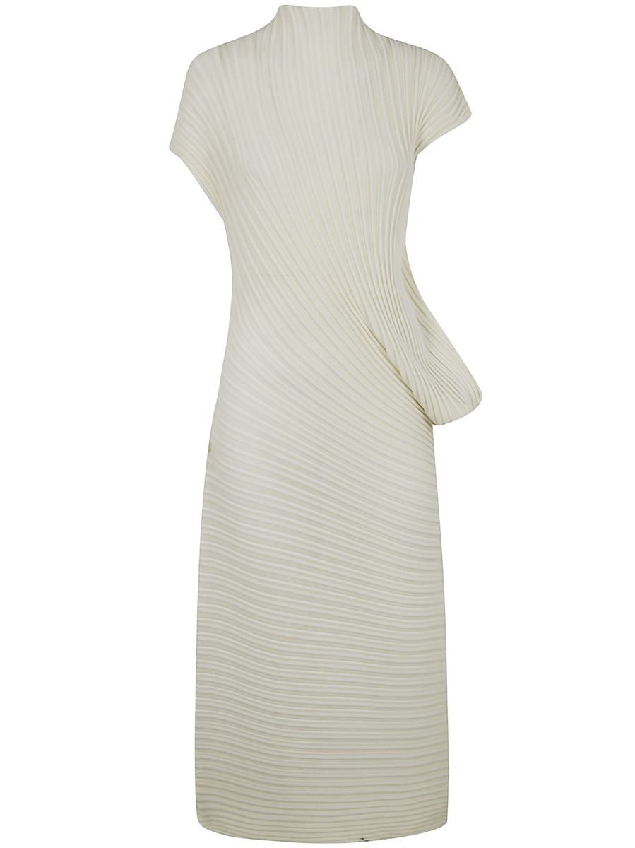 Issey Miyake Stream Langes Kleid Kleidung