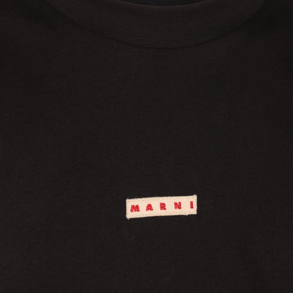 Marni Schwarzes Baumwoll-T-Shirt