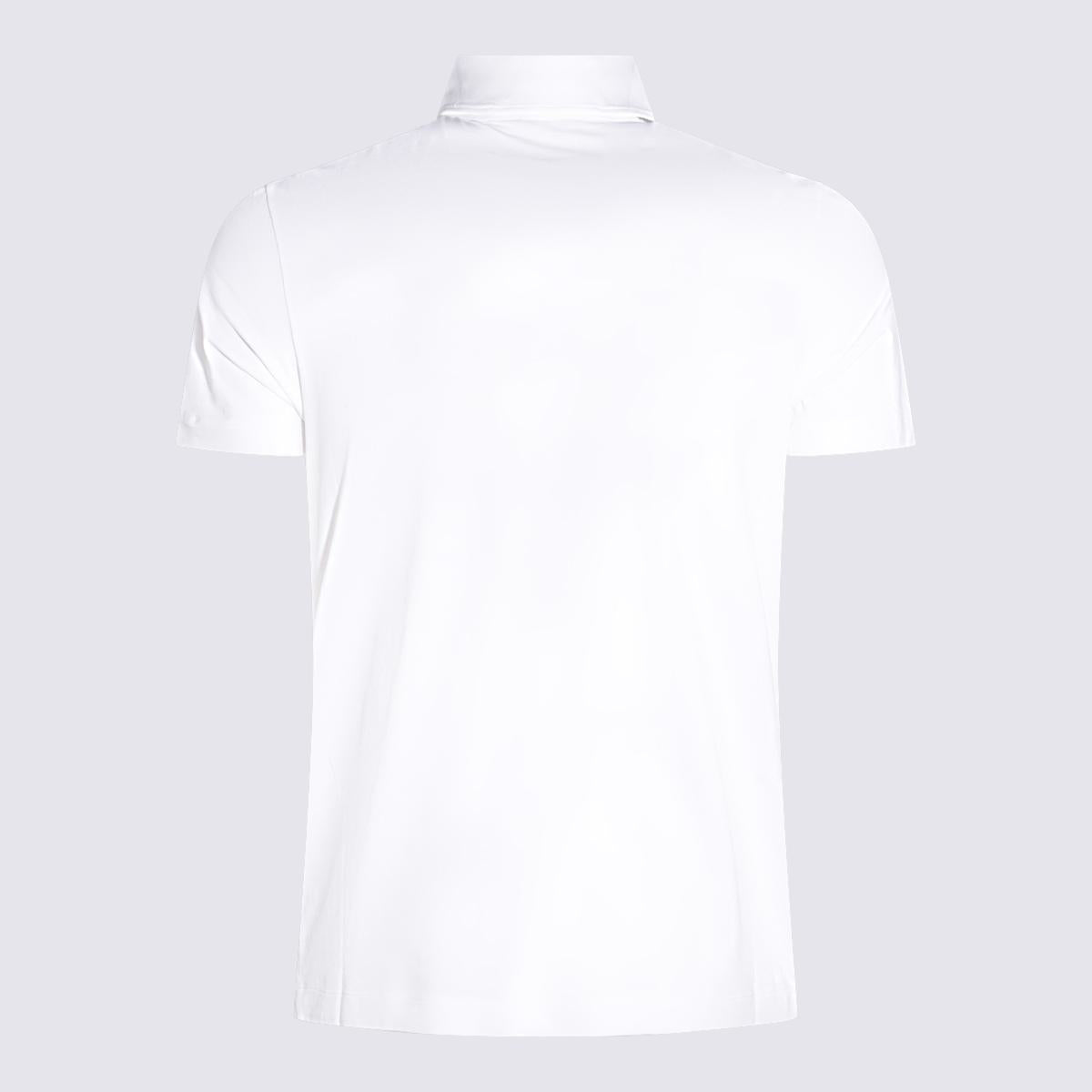 Malo Poloshirt aus weißer Baumwolle