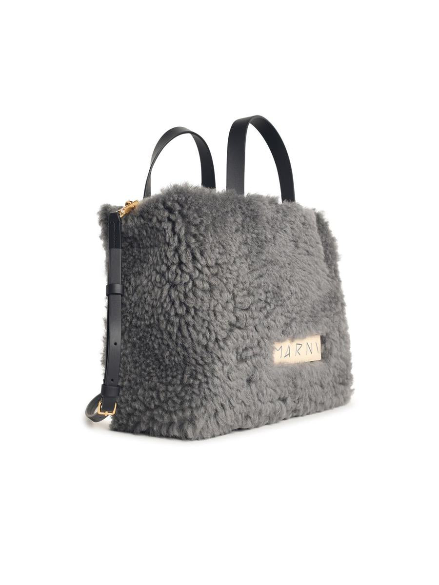 Marni „Museum“ zweifarbige Tasche aus Ledermischung