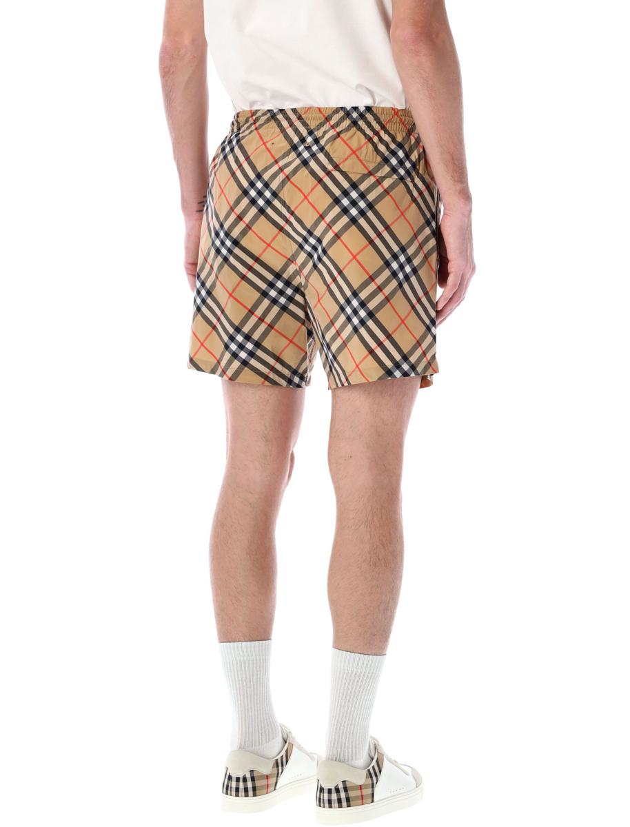 Burberry Badeshorts mit Karomuster