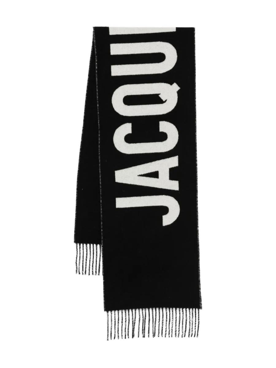 Jacquemus – Schal mit gesticktem Logo