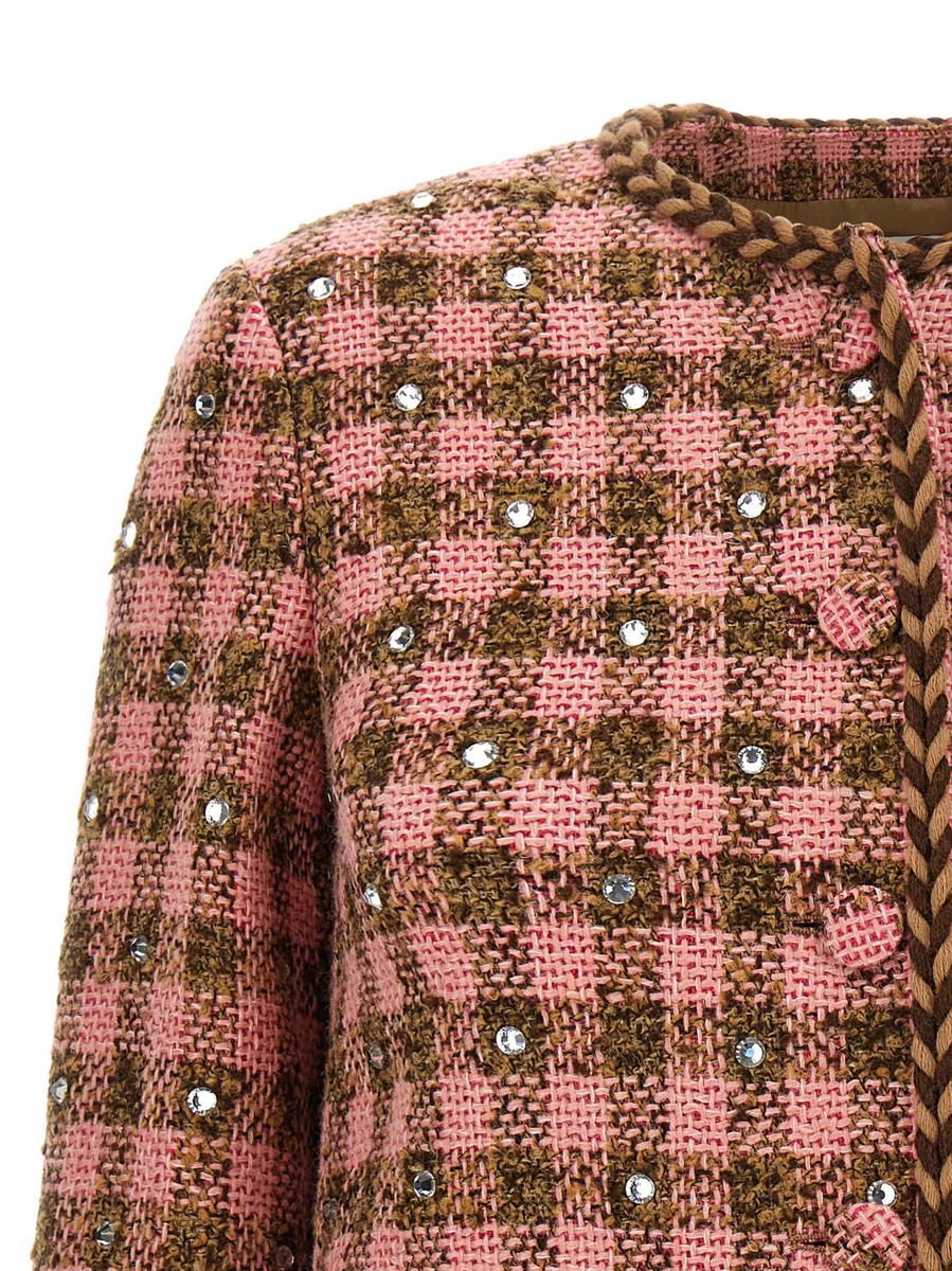 Giuseppe Di Morabito Strass-Blazerjacke