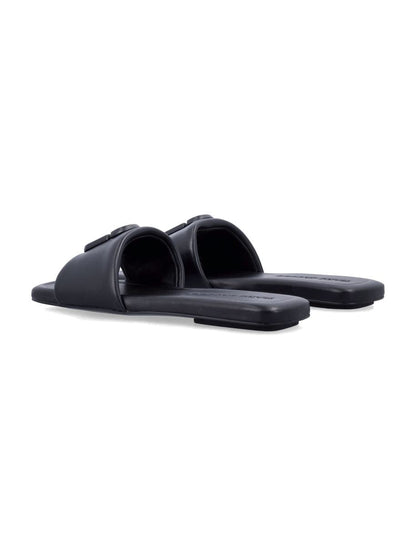 Marc Jacobs – Flache Ledersandale „The J Marc“