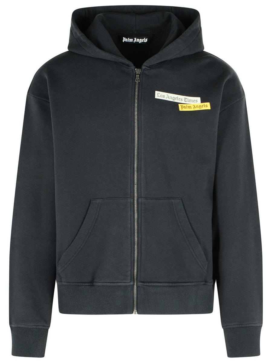 Palm Angels – Schwarzes Baumwoll-Sweatshirt