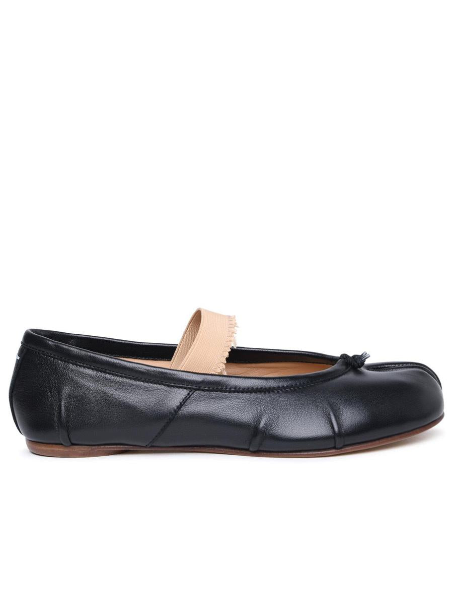 Schwarze Ballerinas „Tabi“ von Maison Margiela aus Nappaleder
