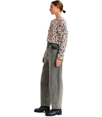 Essentiel Antwerp Beeindruckende graue Ballonjeans