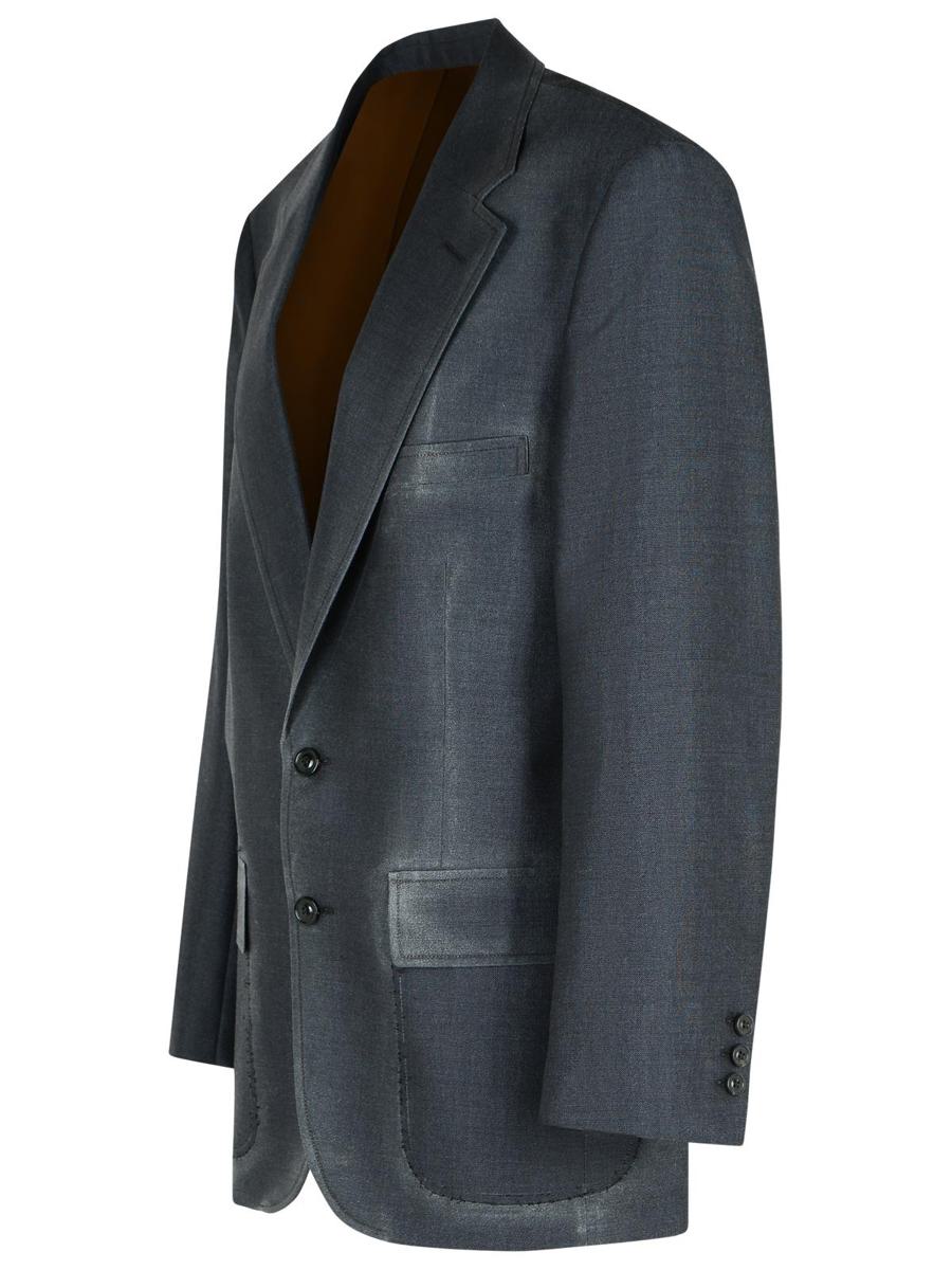 Maison Margiela – Blazer aus Wollmischung in Anthrazit