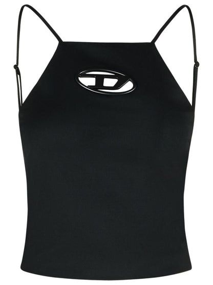Diesel – Schwarzes Tanktop „Wilit“ aus Polyestermischung