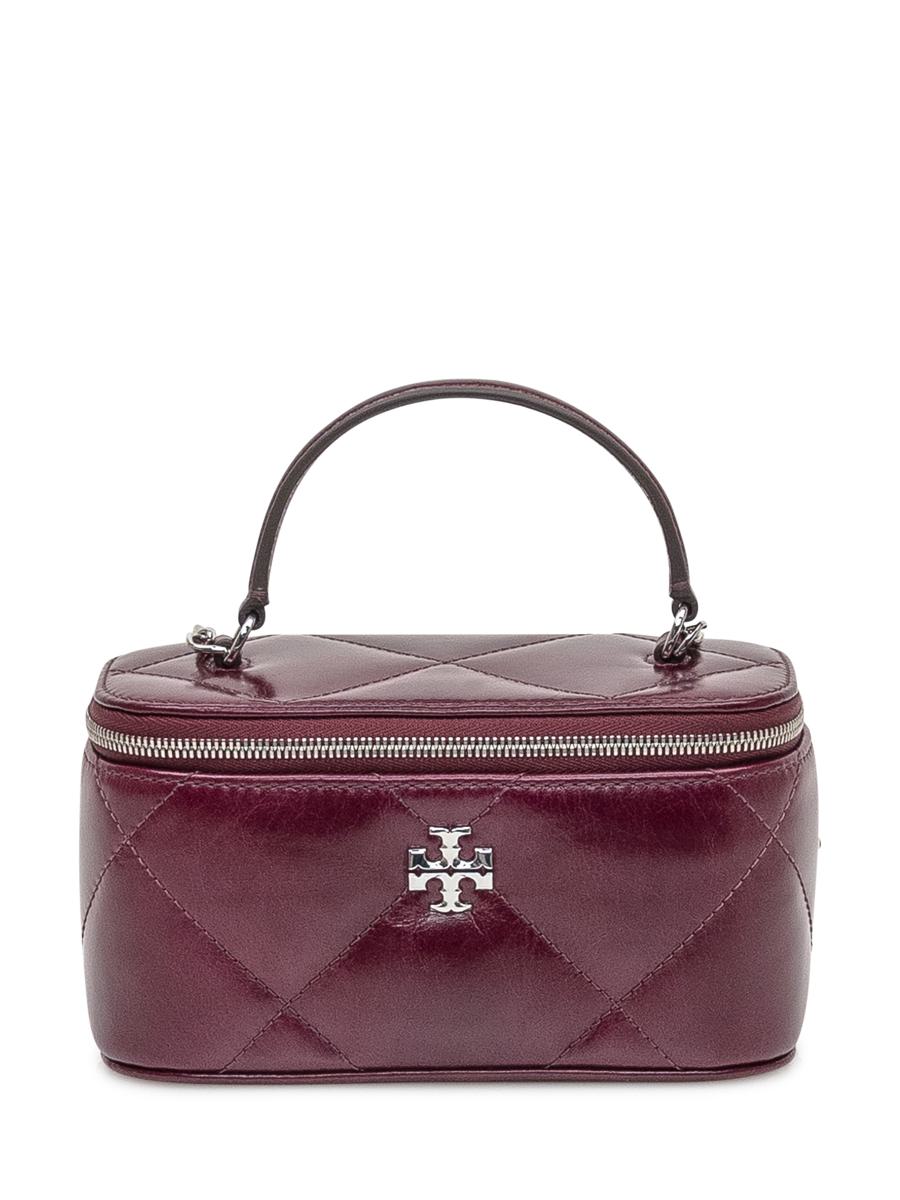 Tory Burch – Burgunderrote Kosmetiktasche von Tory Burch