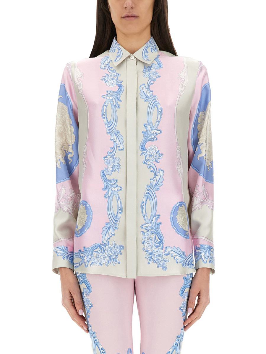 Versace Seidenhemd „Cameo“