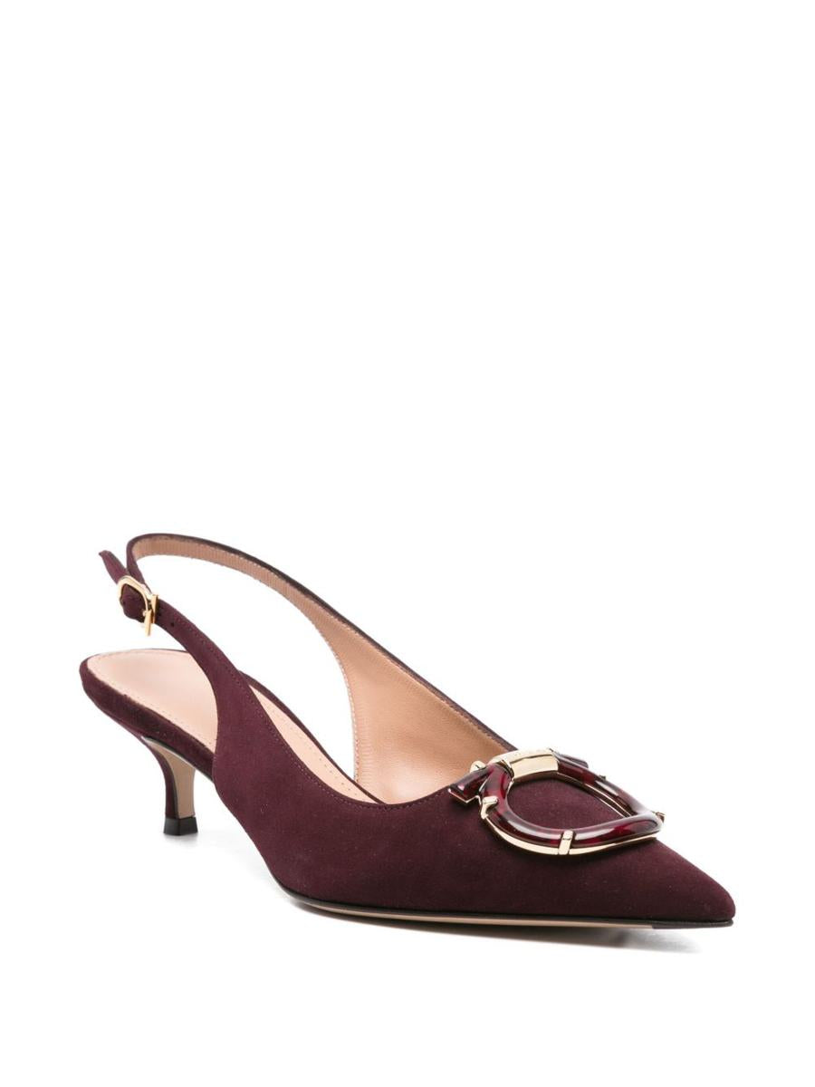 Salvatore Ferragamo Slingback-Pumps aus Leder