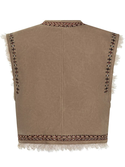 Isabel Marant Étoile Weste mit Shearling-Innenseite von Isabel Marant Étoile