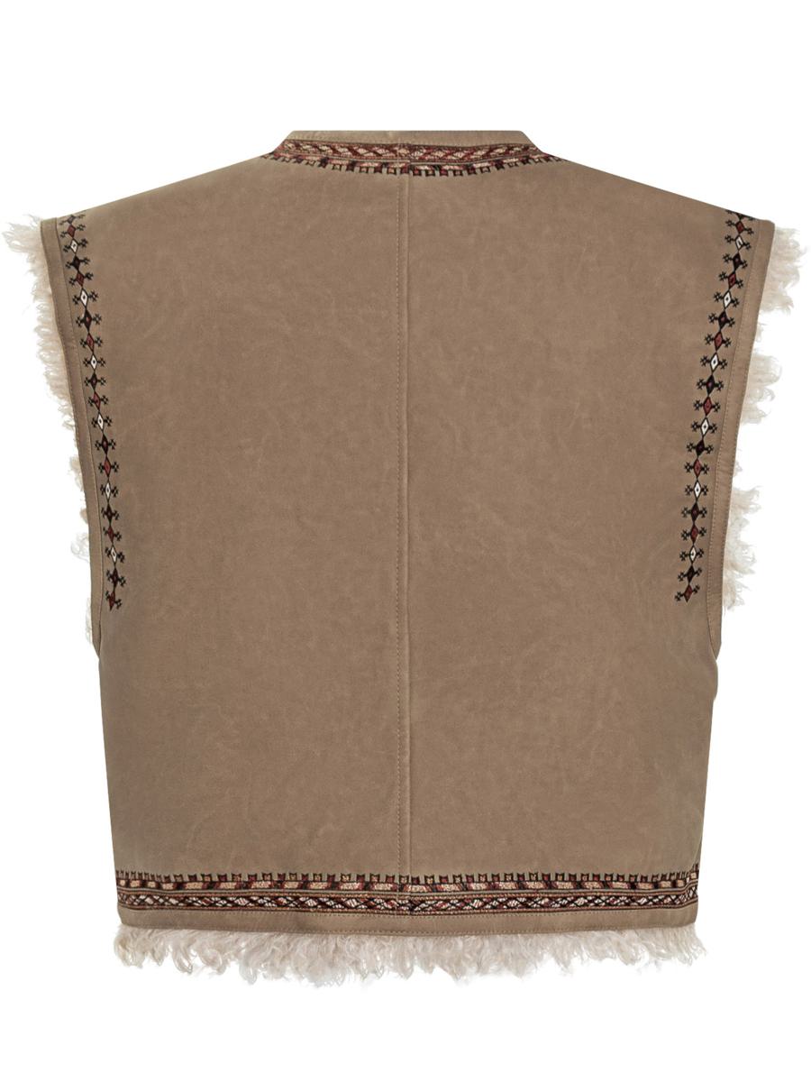 Isabel Marant Étoile Weste mit Shearling-Innenseite von Isabel Marant Étoile