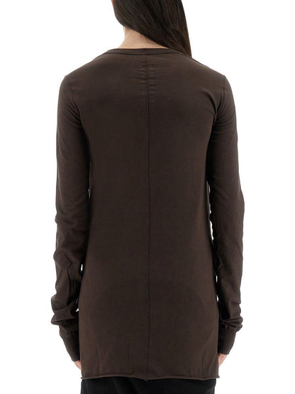 Rick Owens Hemd "Concordians Slashed Level Ls T"