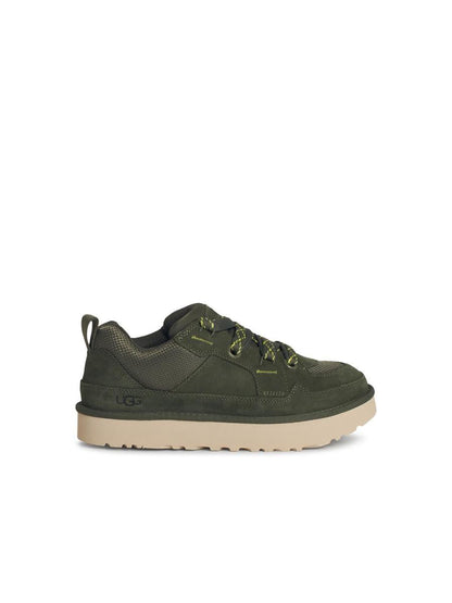 UGG – Lowmel – Grüne Wildleder-Sneaker