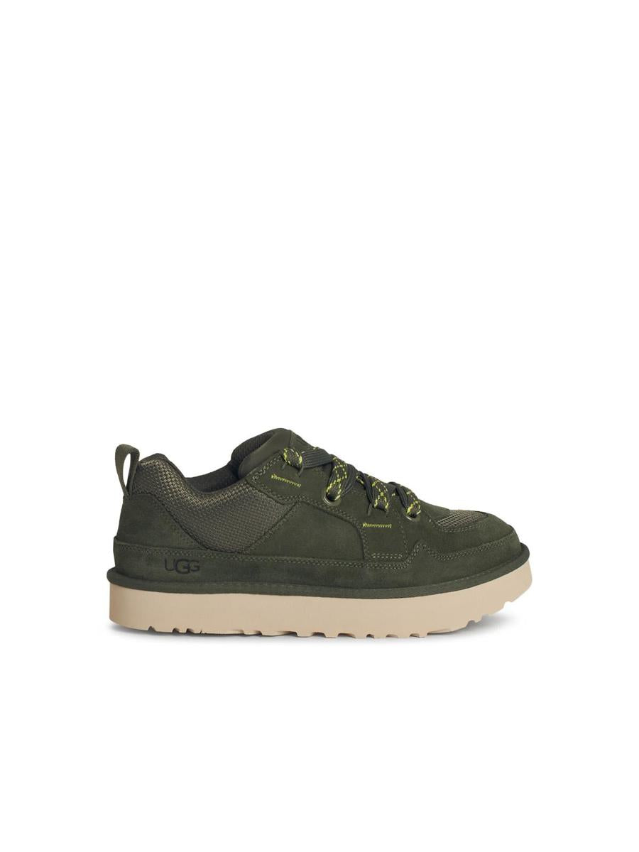 UGG – Lowmel – Grüne Wildleder-Sneaker