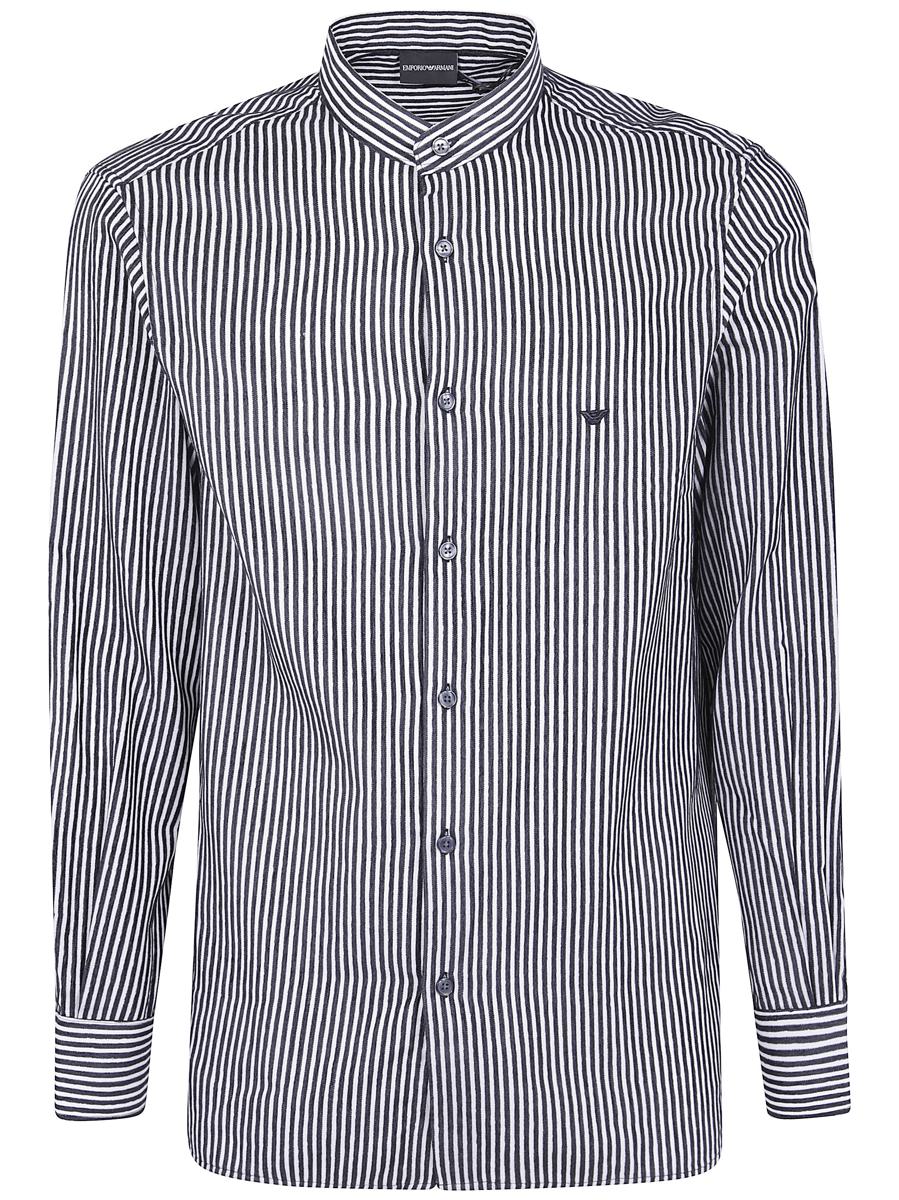 Emporio Armani Korean Neck Shirt Kleidung