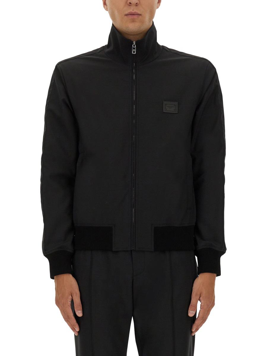 Dolce &amp; Gabbana – Jacke mit Logo-Plakette