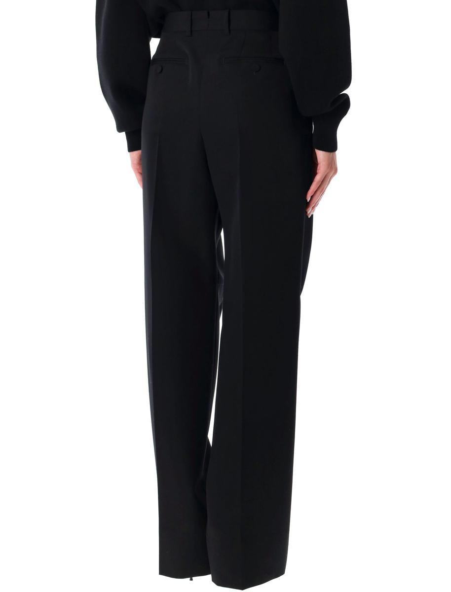 Tom Ford – Maßgeschneiderte Hose mit weitem Bein aus schwarzer Wolle