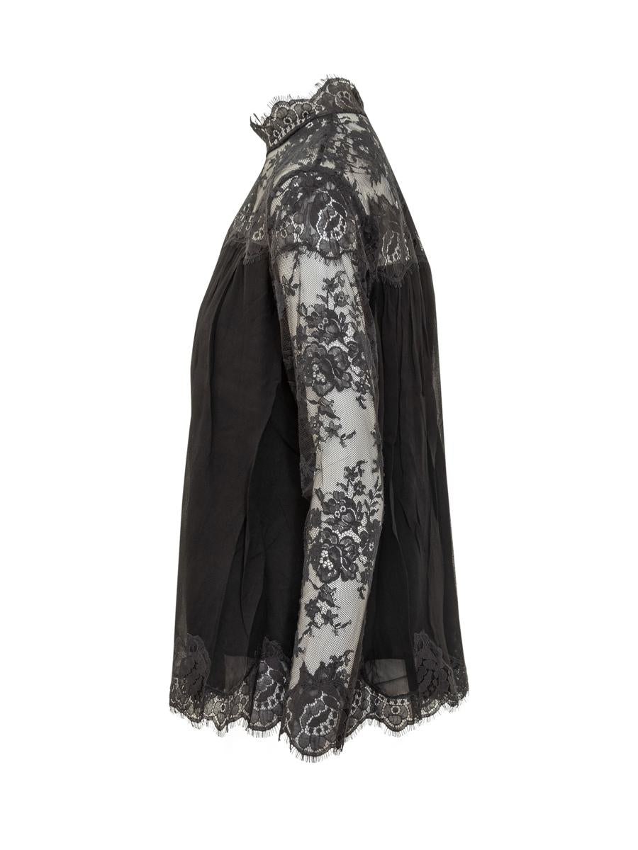 Zimmermann Zimmermann Schwarze Spitzenbluse