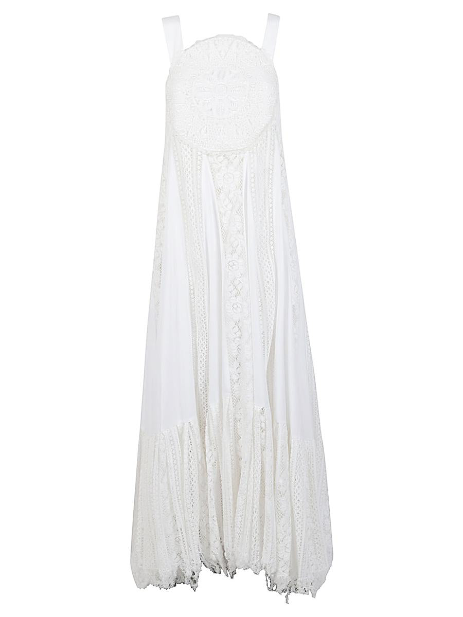 Loewe x Paula's Ibiza Langes Baumwollkleid