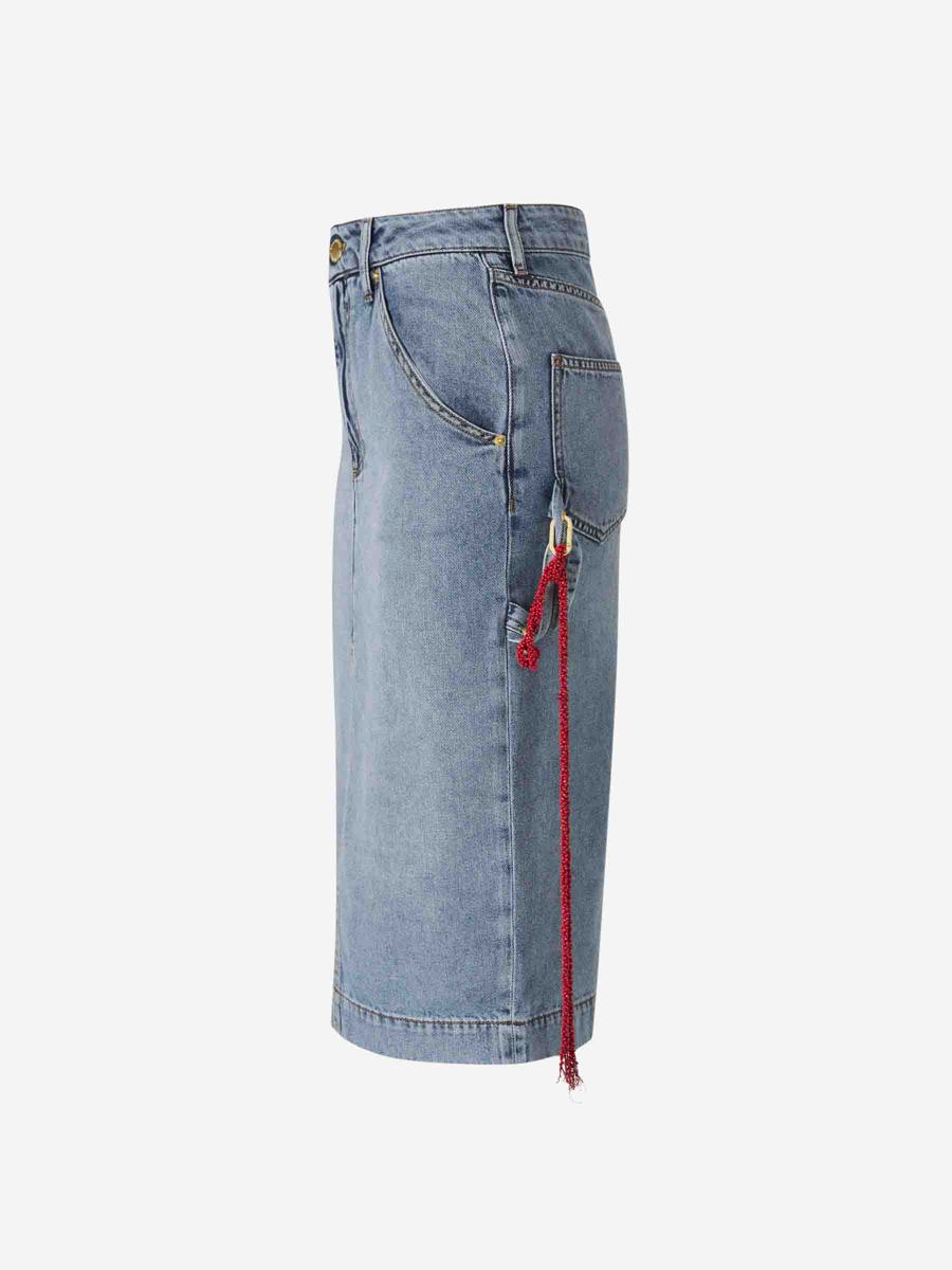 Darkpark – Midirock aus Denim