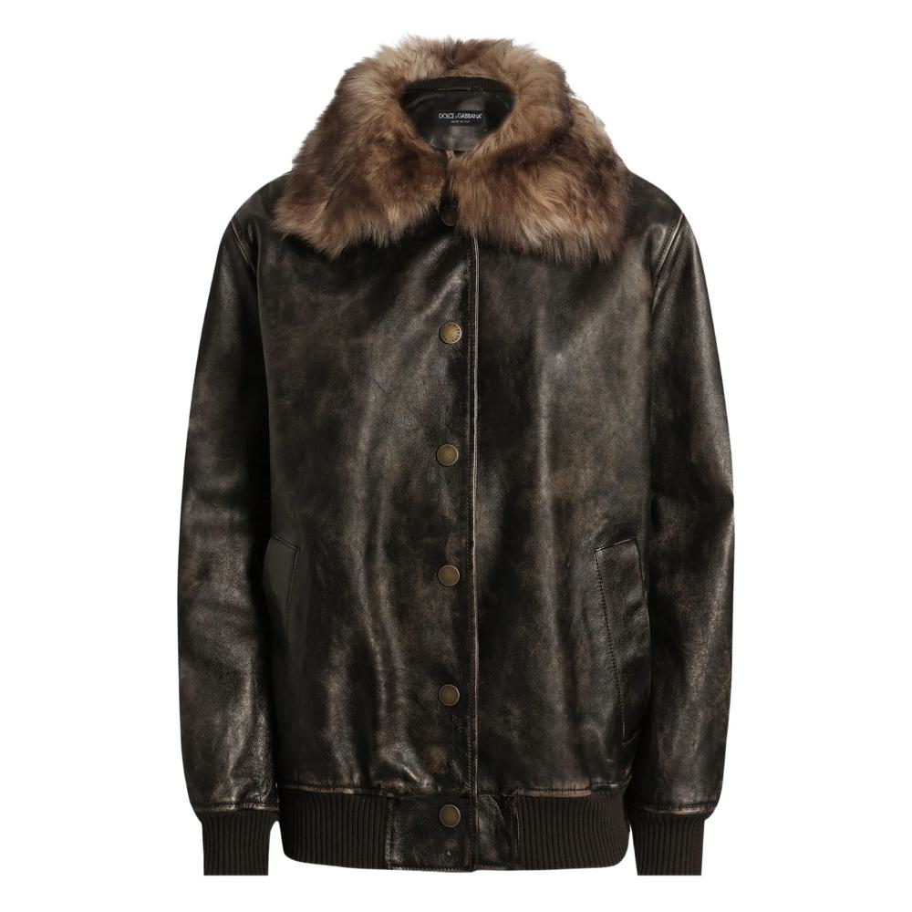 Dolce &amp; Gabbana Lederoberbekleidung