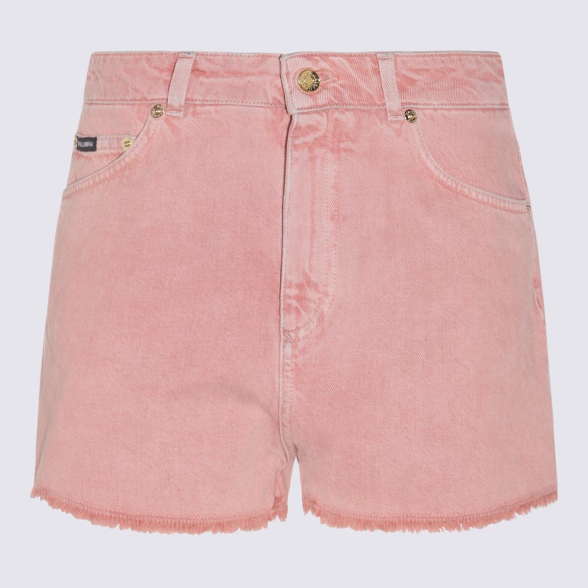 Dolce &amp; Gabbana Rosa Baumwollshorts