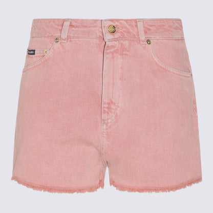 Dolce &amp; Gabbana Rosa Baumwollshorts