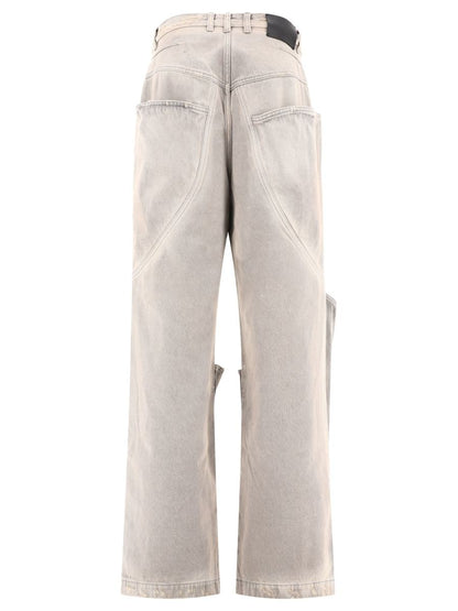 Die Attico Wide Leg Jeans