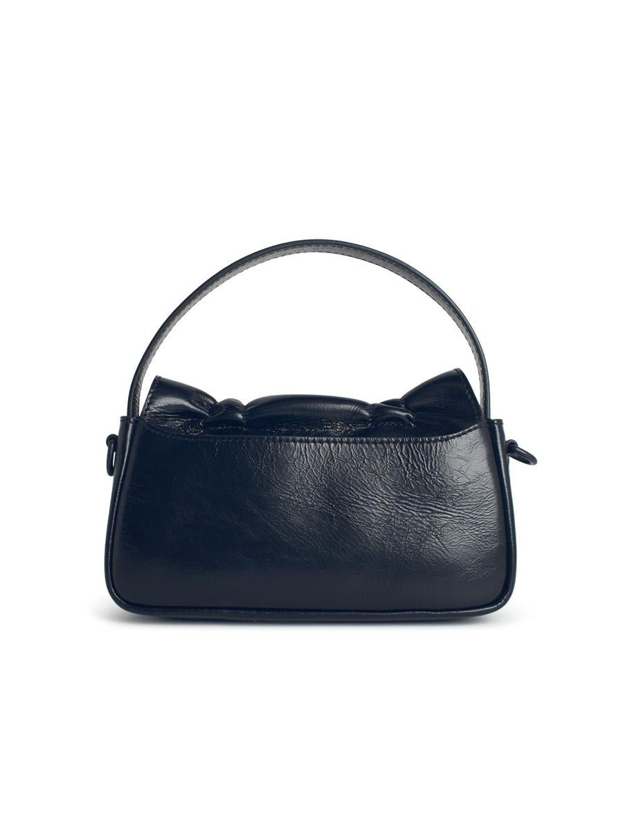 Acne Studios – Mikro-Multipocket-Tasche mit mehreren Taschen aus schwarzem Leder