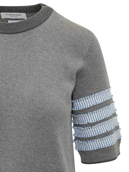 Thom Browne – Baumwollkleid mit 4Bar-Logo