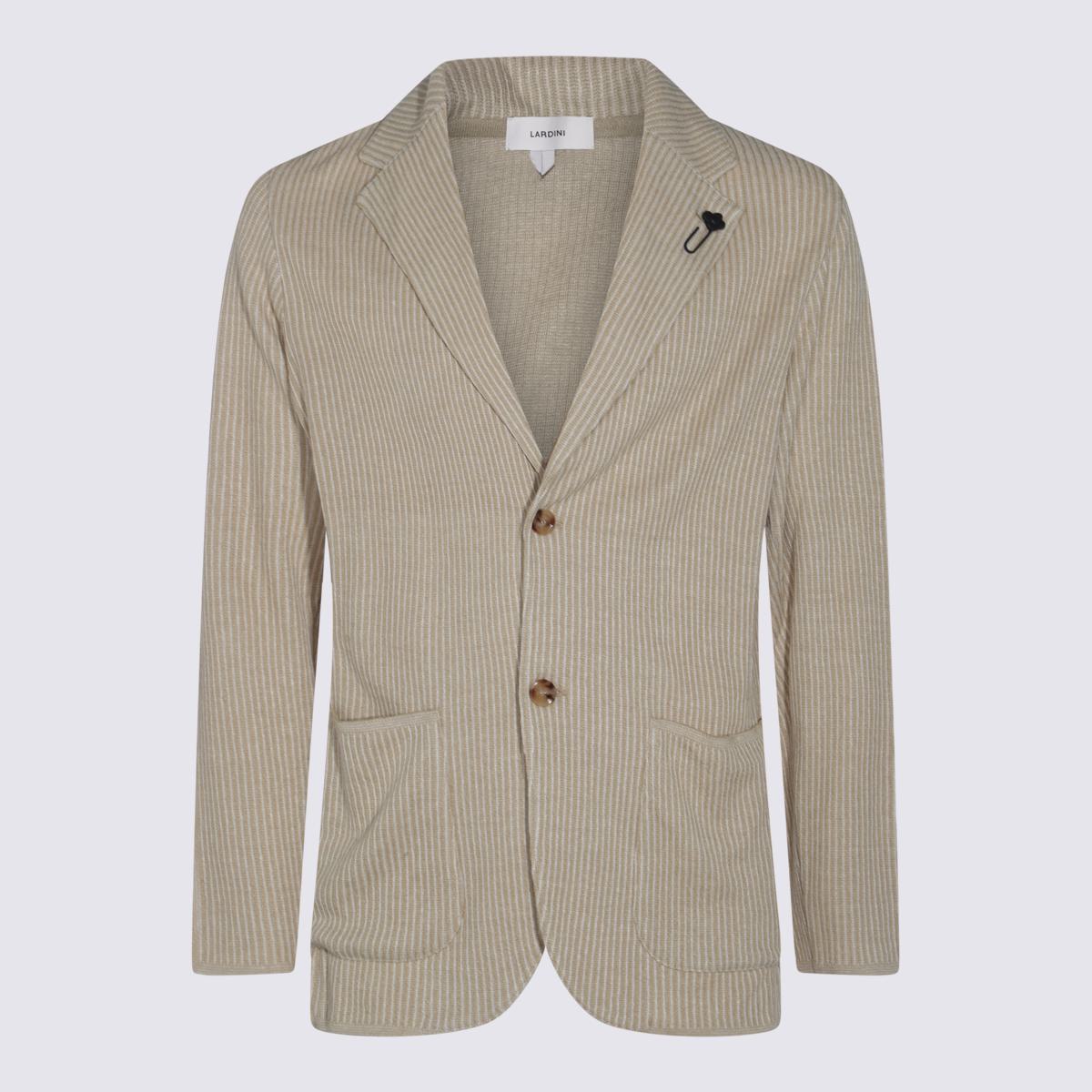 Lardini – Beigefarbener Leinenblazer