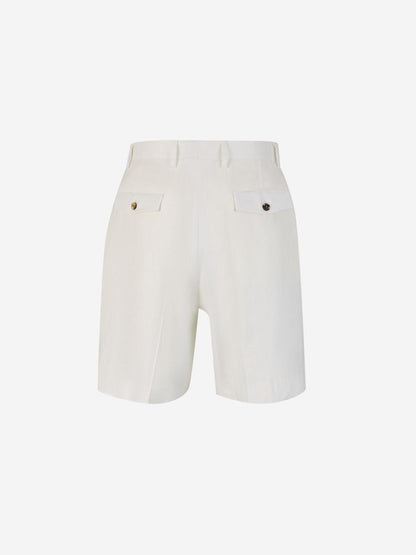 Formelle Bermudashorts aus Leinen von Lardini