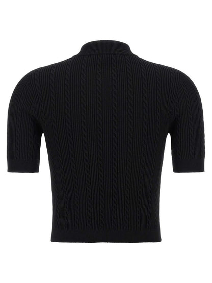 Balmain Kurzarm-Cardigan