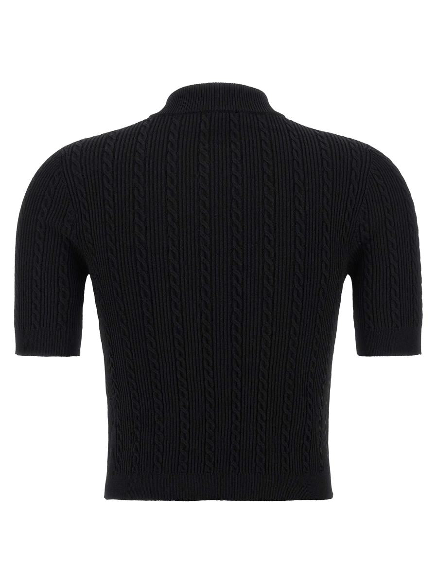 Balmain Kurzarm-Cardigan