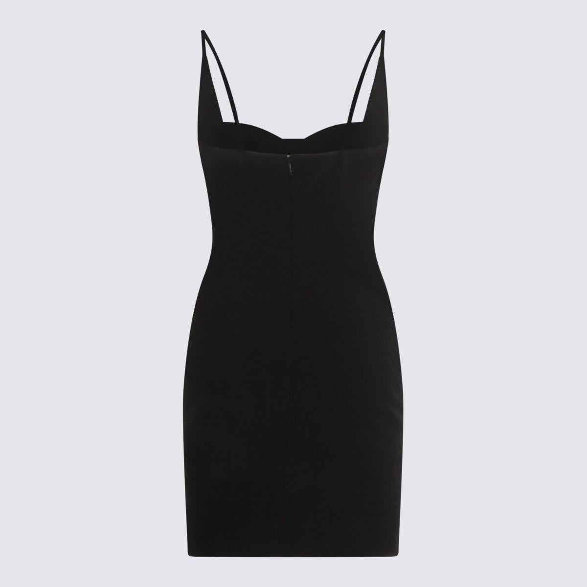 Roberto Cavalli – Schwarzes Viskose-Minikleid