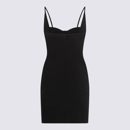 Roberto Cavalli – Schwarzes Viskose-Minikleid