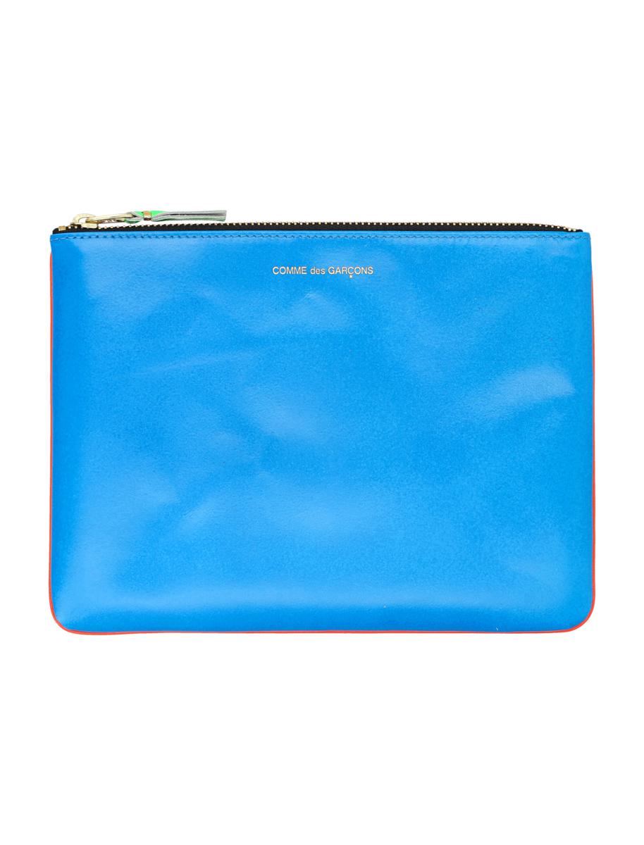 Comme Des Garçons Super Fluo Ledertasche