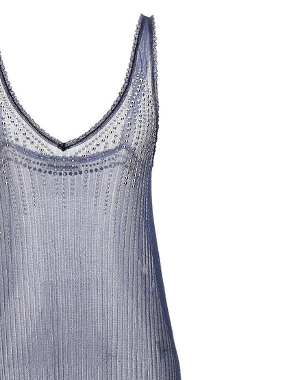 Rabanne – Netzkleid mit Nieten
