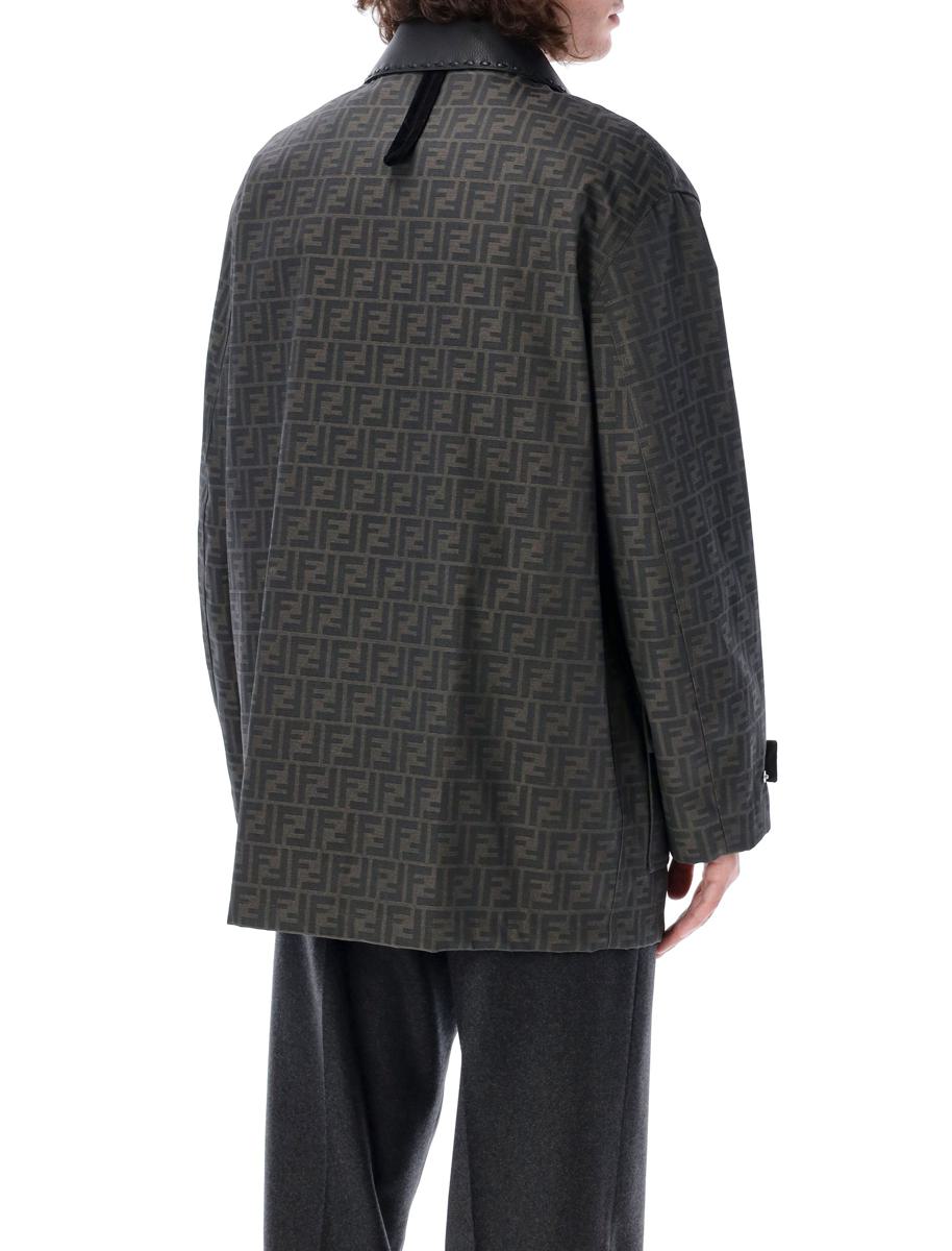 Fendi – Gewachster FF-Jacquard-Blouson